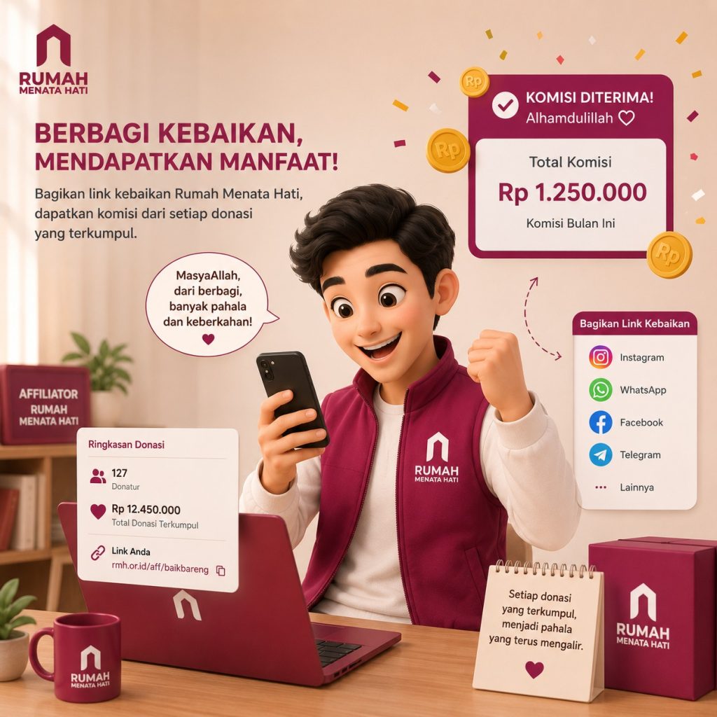 Berbagi Kebaikan, Mendapatkan Manfaat - Dashboard Affiliate